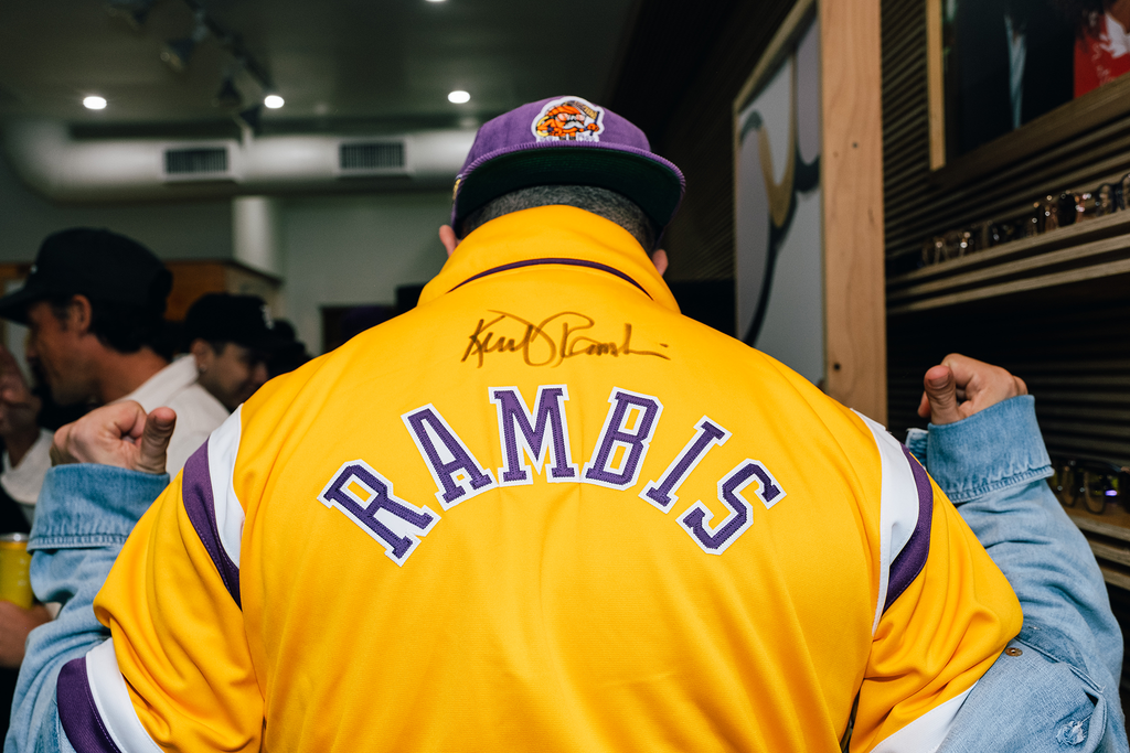 GLCO x MITCHELL & NESS RAMBIS LAKERS TEE – Garrett Leight